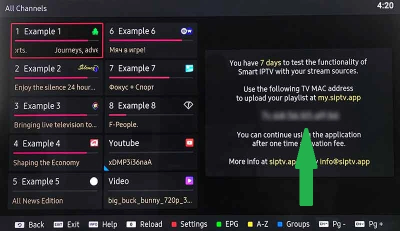 Smart IPTV app